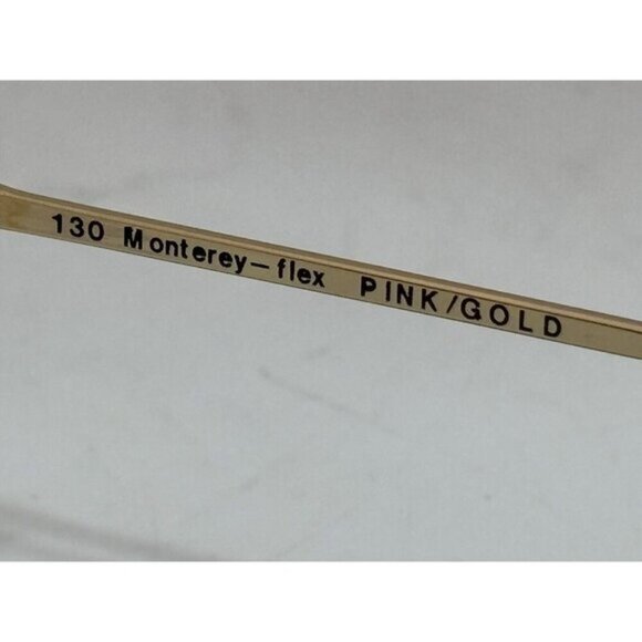 NORDIC INTERNATIONAL - 45-19-130 Monterey-Flex Pink/Gold Round Eyeglass Frames - Picture 5 of 9